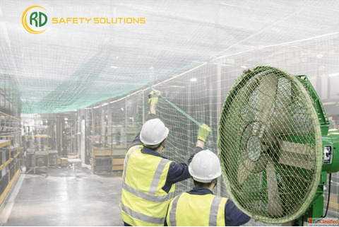 Industrial Fan Safety Net Covers RD Safety Netting Solutions
