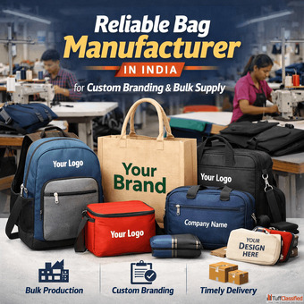 Reliable Bag Manufacturer in India for Custom Branding and Bulk Supply