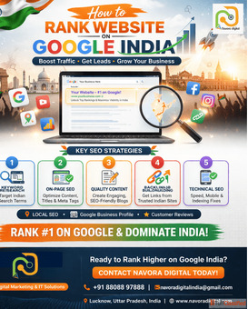 How to Rank Website on Google India SEO Services by Navora Digital