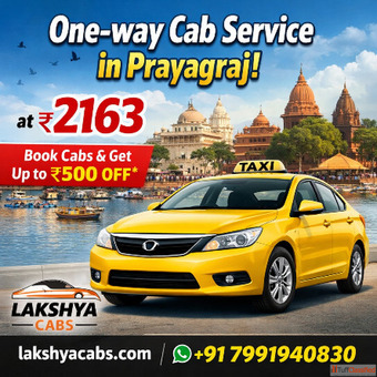 Book One Way Cab Service in Prayagraj at Best Price Today