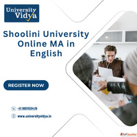 Online MA in English at Shoolini University UGC-DEB Approved...
