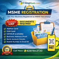 MSME Registration Documents List