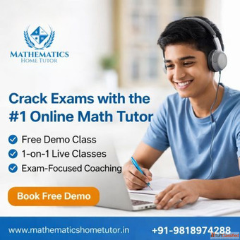 1 Best Online Math Tutor for Board Exams Competitive Exams