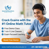1 Best Online Math Tutor for Board Exams Competitive Exams