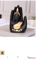 Buddha Hand Incense Holder Black and Gold Decorative Statue ...