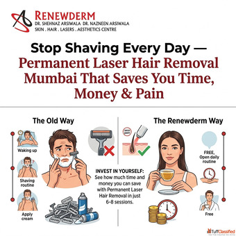 Stop Shaving Every Day Permanent Laser Hair Removal Mumbai That Saves You Time Money Pain
