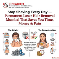 Stop Shaving Every Day Permanent Laser Hair Removal Mumbai T...