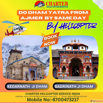 Do dham yatra by helicopter Ajmer