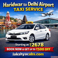 Affordable Haridwar to Delhi Airport Taxi Service Book Now