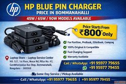 HP Blue Pin Charger Price in Bommanahalli Original Compatibl...