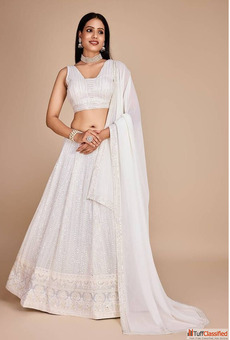 Georgette Lehengas with Best Offers You'll Love