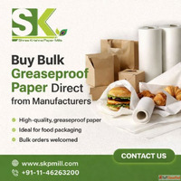 Order Bulk Grease Proof Paper Direct from Trusted Manufactur...