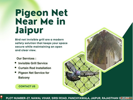 Pigeon Net Near Me in Jaipur - Safe Balcony Solution