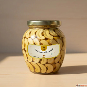 Buy Honey with Cashew Nuts Online - Healthy Tasty Nut Honey