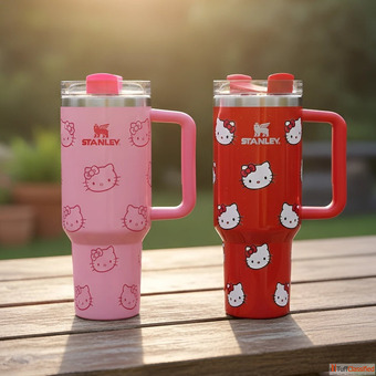 Hello Kitty Tumbler by 7 Dots Cute Leak-Proof Made for Everyday Use
