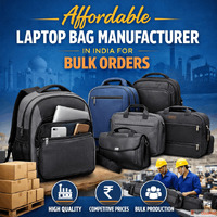 Affordable Laptop Bag Manufacturer in India for Bulk Orders
