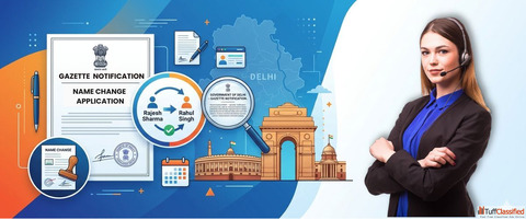 Steps for Gazette Notification for Name Change Ease