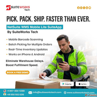 Boost Warehouse Productivity with SuiteWorks Tech NetSuite Mobile WMS Solution