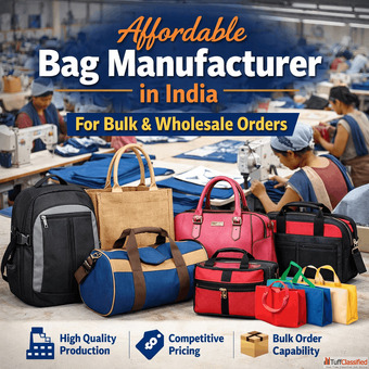 Affordable Bag Manufacturer in India for Bulk and Wholesale Orders