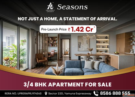 Arihant Seasons - The Right Investment as Jewar Airport Gets Inaugurated Today