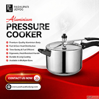 Buy Durable Aluminium Pressure Cooker - Shop Now