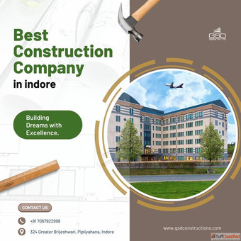 Best Construction Company in Indore for Smart Modern Buildings