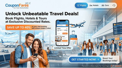 Best White Label Travel Portal Free B2B Travel Portal - CouponFares