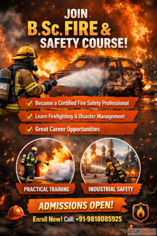B.SC Fire Safety Industrial SafetyHealth Safety Environment HSE from UGCAIU Government University