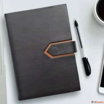 Personalised Leather Diary with Closure