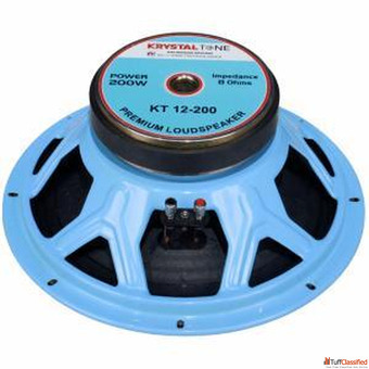 12 Inch 200 Watt Ferrite DJ Speaker Model KT 12-200 Clear Audio