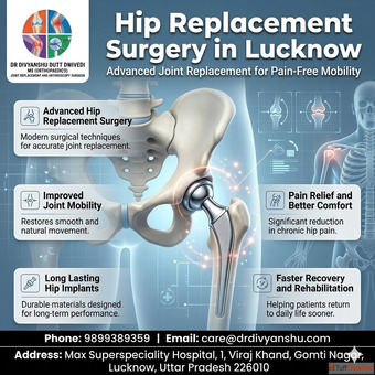 Effective and Long Term Relief with Advanced Hip Replacement in Lucknow