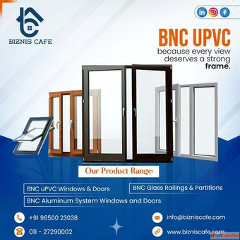 Best uPVC Doors Manufacturer in Delhi Biznis Cafe