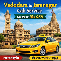 Vadodara to Jamnagar Cab Booking with mrcabby