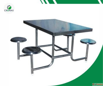 Stainless Steel Dining Table for Commercial Kitchens Canteens Cronax Industries
