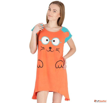 Buy Women Night Dress for Ladies for Every Wear This Dress Cotton Comfortable Sleepwear Stylish Nigh