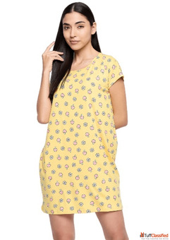 Buy Women Night Dress for Ladies for Every Wear This Dress Cotton Comfortable Sleepwear Stylish Nigh