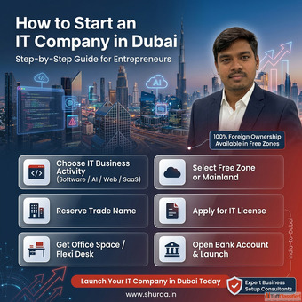 How to Start an IT Company in Dubai from India