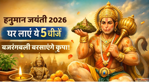 Hanuman Jayanti 2026 इस दन घर ल आए य 5 चज बजरगबल बरसएग धन-समदध और खशय