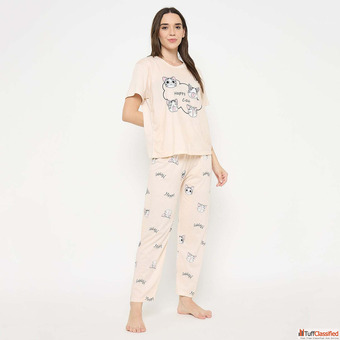 Get Stylish Premium Women night Suit Set- With Soft Cotton Fabric Best Sleepwear for women