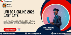 LPU BCA Online 2026 Last Date
