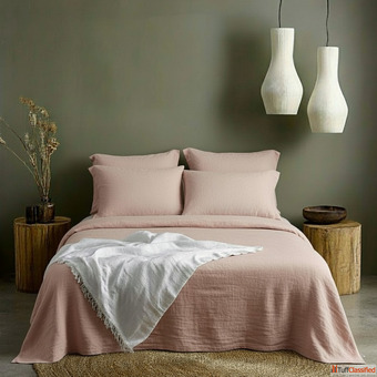Shop Premium Linen Bed Sheet for Modern Home
