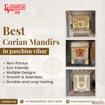 Premium Corian Mandir in Paschim Vihar