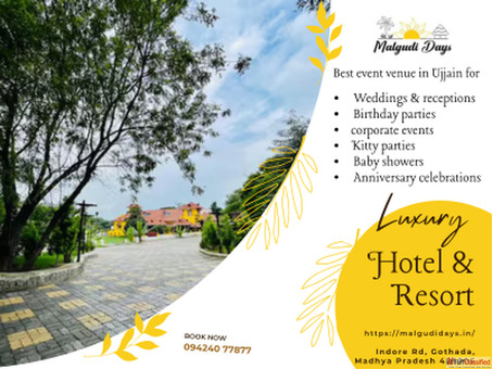 Malgudi Days Resort Elegant Event Venues for Every Occasion in Ujjain