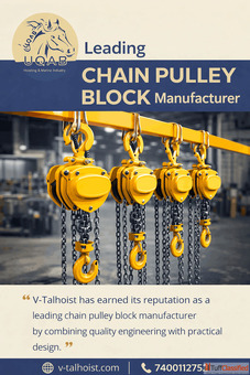 Leading Chain Pulley Block Manufacturer V-talhoist