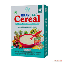 Braylac 5 Grains Mixed Fruits Baby Cereal 18-24 Months Nutri...