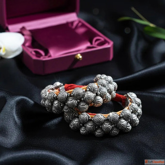 Lok Pag Pauchi - Traditional Pahadi Silver Jewellery.
