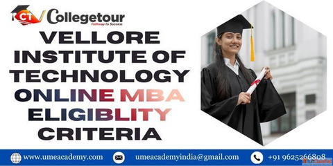 Vellore institute of technology online MBA eligiblity criteria