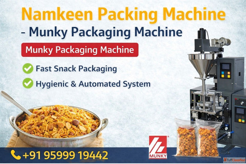Namkeen Packing Machine - Munky Packaging Machine