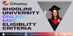 Shoolini university online Msc eligiblity criteria