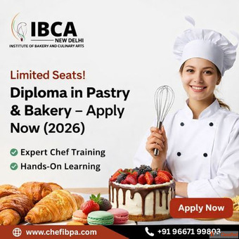 Admission Open for Diploma in Pastry and Bakery Course 2026 Batch